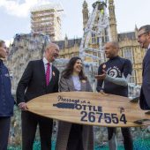 for SAS chief Hugo Tagholm, legislation is as important as grassroots activism – in 2017, he presented the All-Party Parliamentary Group with the SAS petition in support of a bottle deposit system