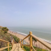 View of sandy beach