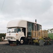 Horse box glamping