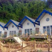 beach huts