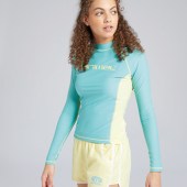 LILLE RECYCLED RASH VEST & ALEXA RECYCLED BOARDSHORTS