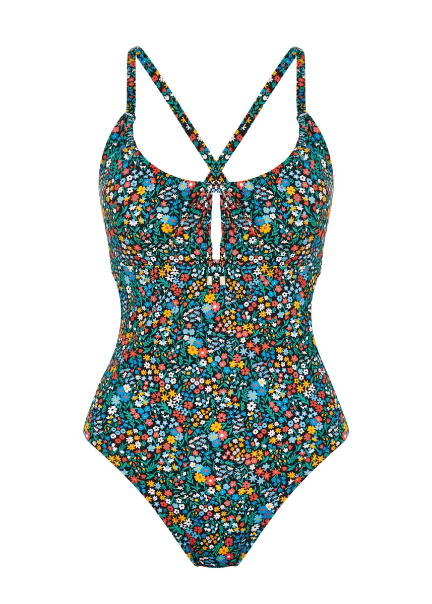 Floral scoop-neck swimsuit, £29.50, Marks & Spencer
