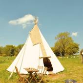 Follow in the footsteps of giants in a tipi in Padstow 