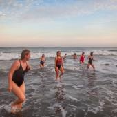 GLOW RISE FIERCE REREAT, CARDIGAN, PEMBROKESHIRE. Photo credit Heather Birnie