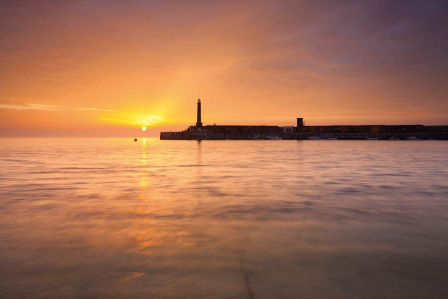 Margate Harbour Arm Sunset. Photo credit Thanet District Council