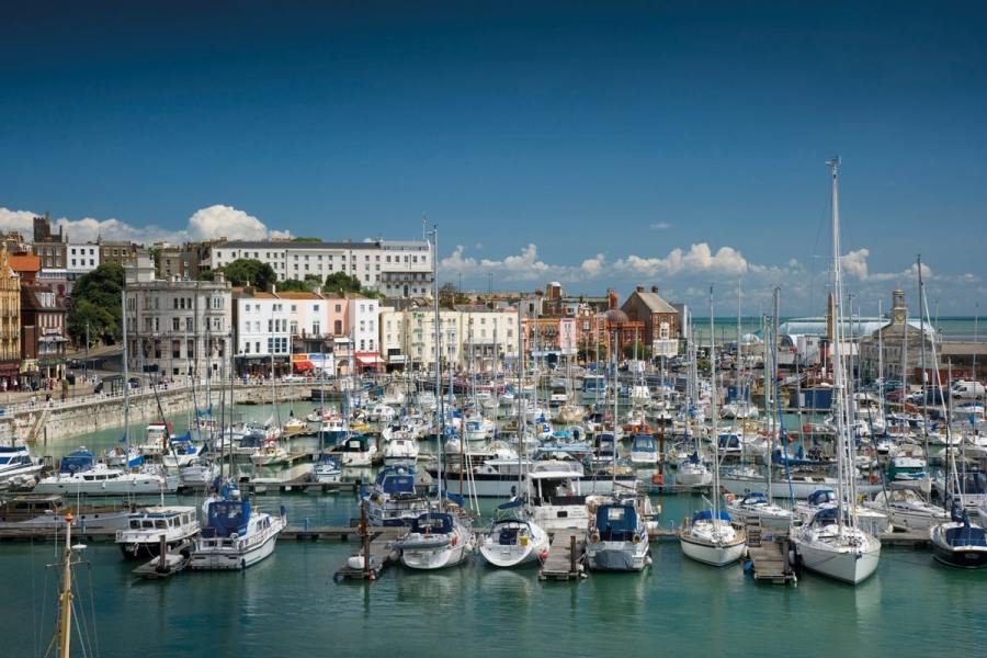 Ramsgate Royal Harbour Marina. Photo Credit Tourism Thanet District Council