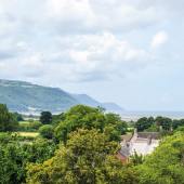 Bossington Hall headlands view