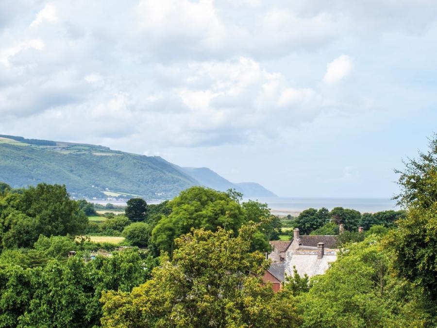 Bossington Hall headlands view