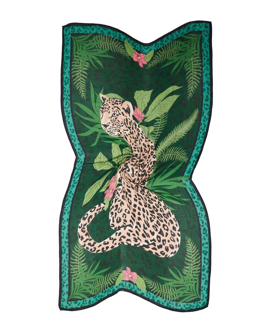 Leopard print scarf, £29.50, Oliver Bonas