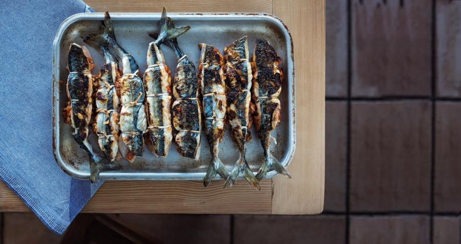 Rick Stein Cookery School (Mackerel). Photo credit James Ram