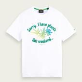 Plants jersey T-shirt, £49, Scotch & Soda