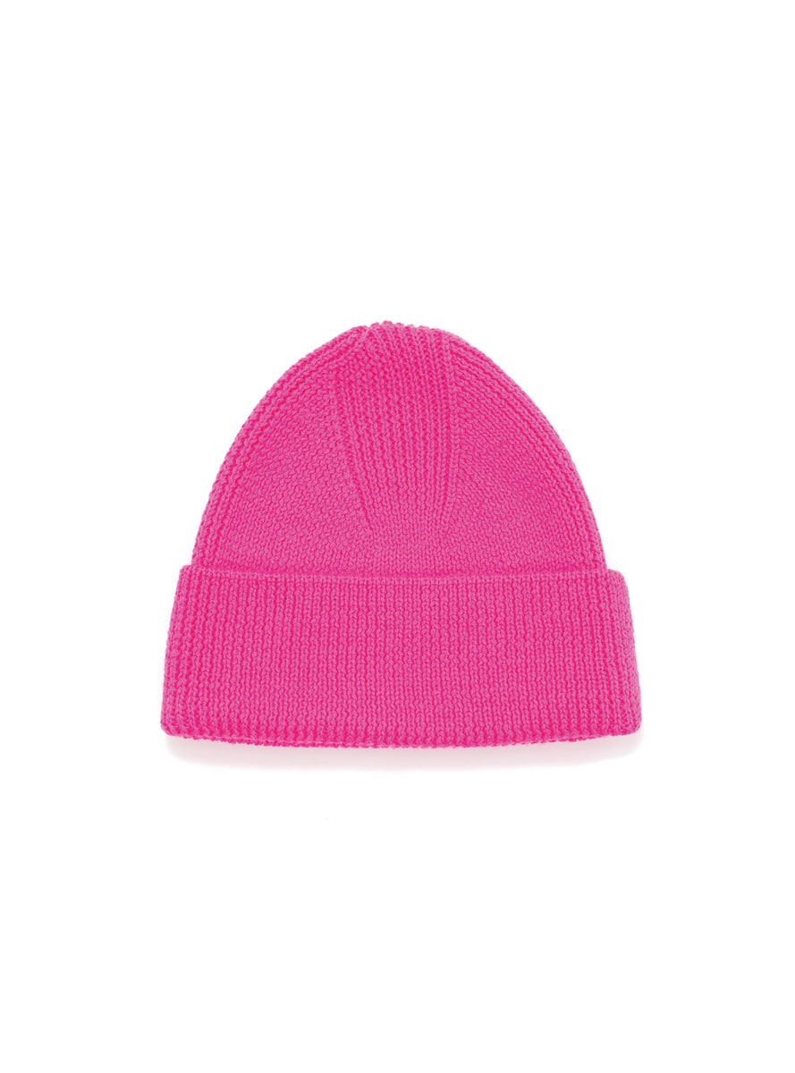 The English Difference merino pink beanie, £55, Couverture & The Garbstore