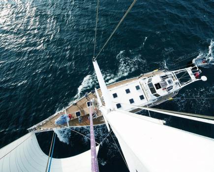 Venture Sail, Zuza from above