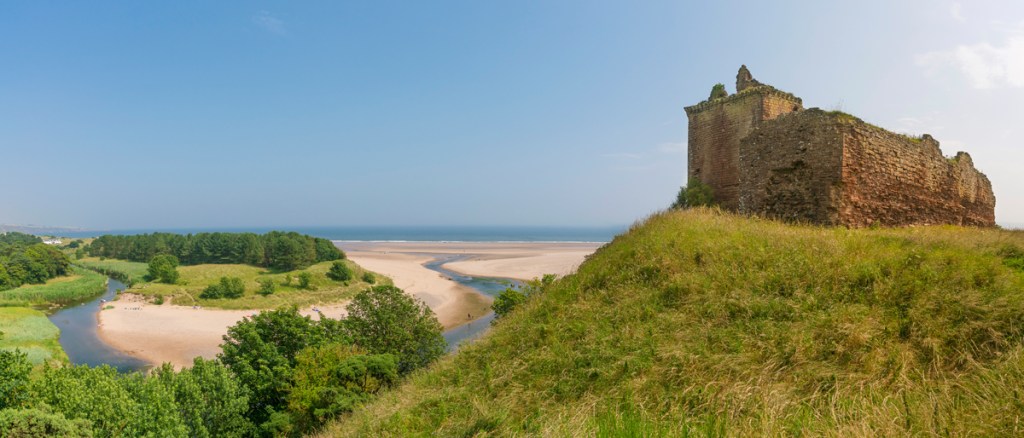 Red Castle is a ruined, fortified house on the Montrose coast at Lunan - Photo credit Visit Scotland
