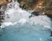 Lantic Bay ariel shot. Photography credit: John Hersey and Alex Palmer-Samborne