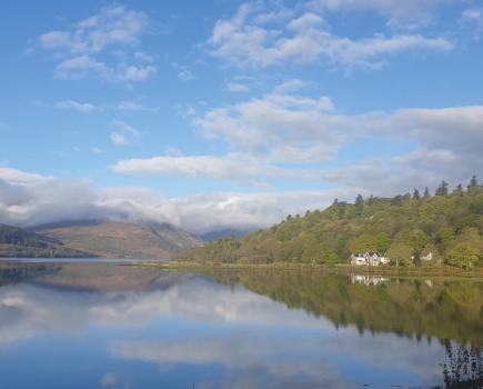 Kilcamb Lodge is set on Loch Sunart in the Village of Strontian