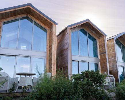 The new lodges offer stunning sea views - Tregarthen’s Hotel