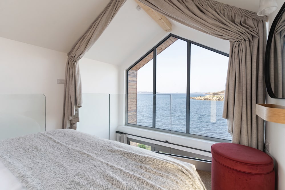 The new lodges offer stunning sea views - Tregarthen’s Hotel
