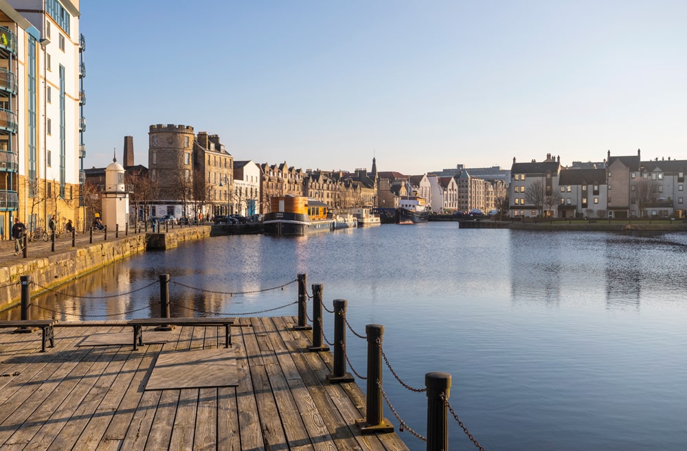 Leith is the ideal places for a casual stroll. Photo credit, Visit Scotland - Kenny Lam