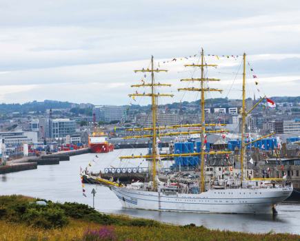 Tall Ships Aberdeen - photo credit Port of Aberdeen