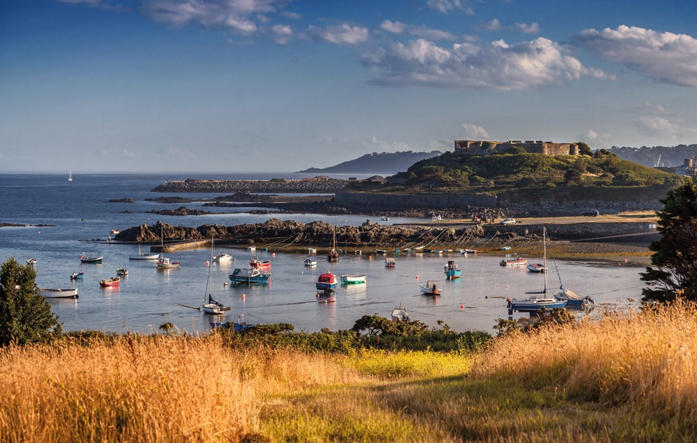 Guernsey, Vale Castle From Bordeaux Harbour - Photo Credit Visit Guernsey
