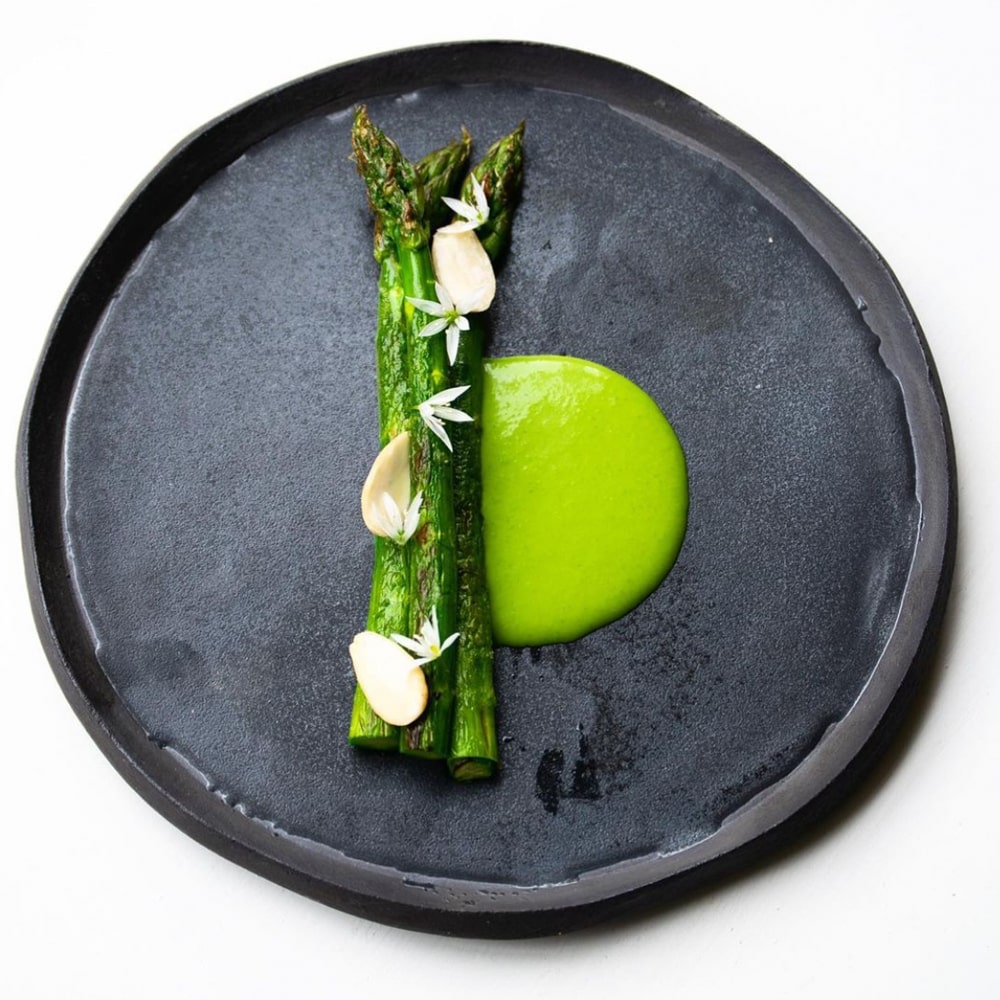 An example of tableware commissioned for Chef Tom Heywood's restaurant Pignut
