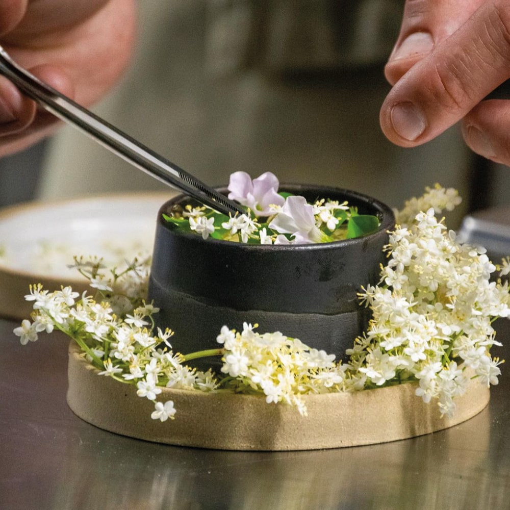 An example of tableware commissioned for Chef Tom Heywood's restaurant Pignut