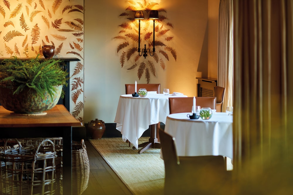 Recognised with 
four AA rosettes, Fernery, located within Grove of Narberth hotel, is a destination restaurant for the whole of Wales and beyond.