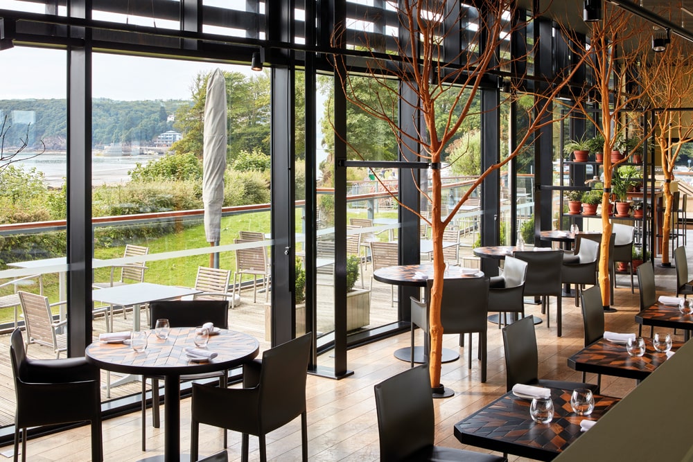 inside Lan y Môr on Coppet Hall Beach – the name is Welsh for 'seashore'