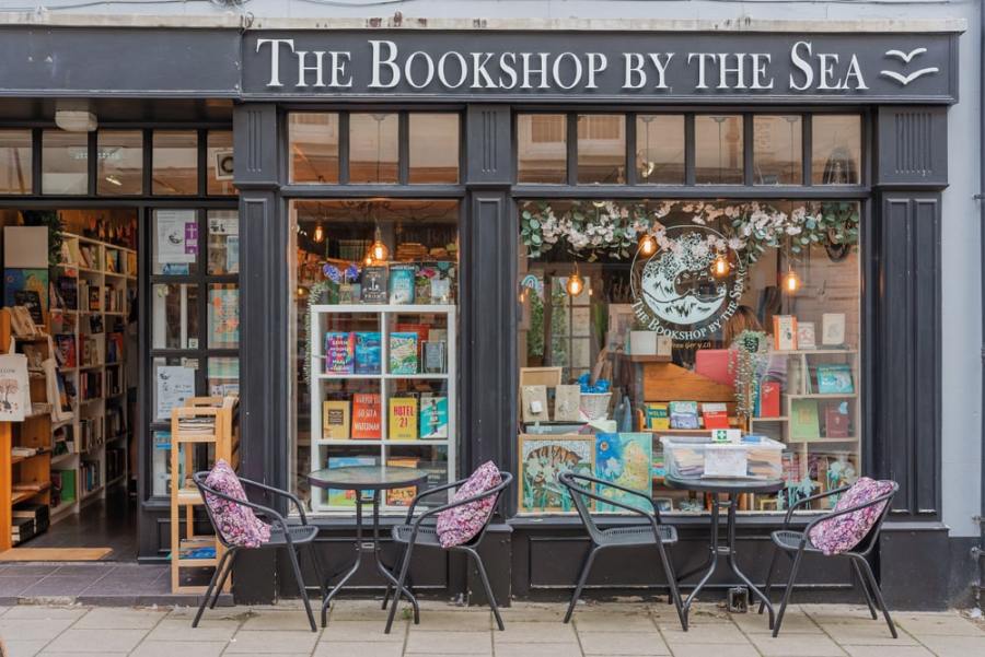 Founder Freya Blyth welcomes customers and the community to the bookshop