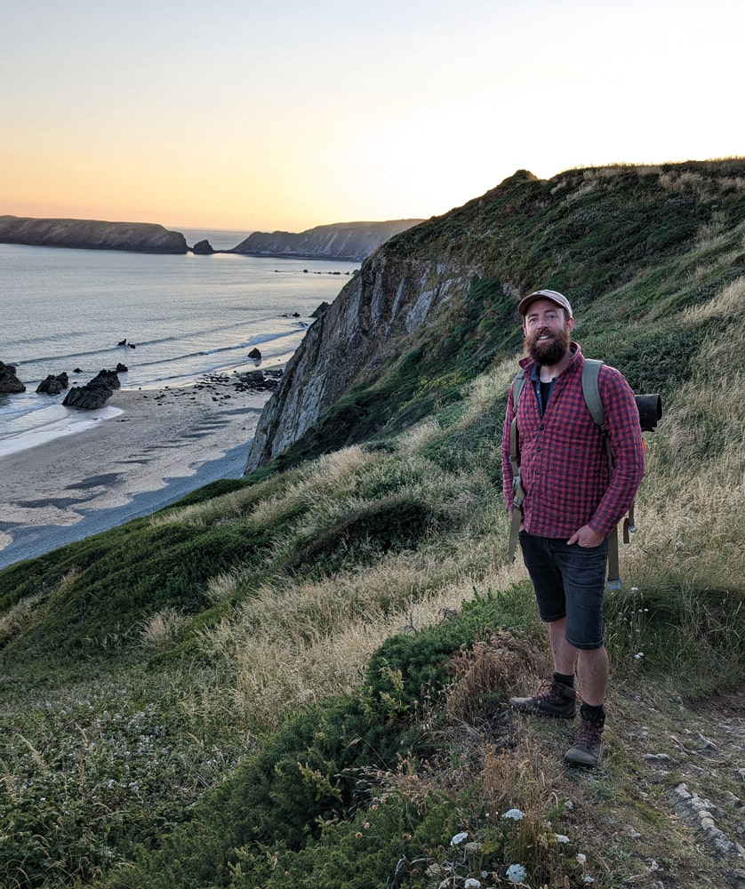 Artist and printmaker Tom Frost finds creative clarity on the Welsh coastline