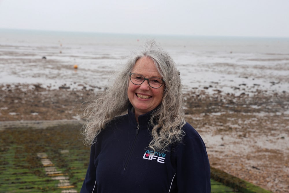 Swimming teacher Julie Mave