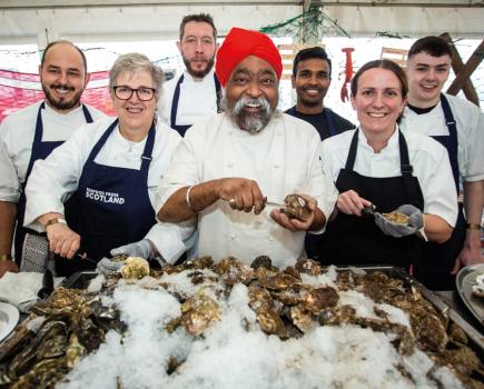 Stranraer Oyster Festival. Photo Credit Pete Robinson
