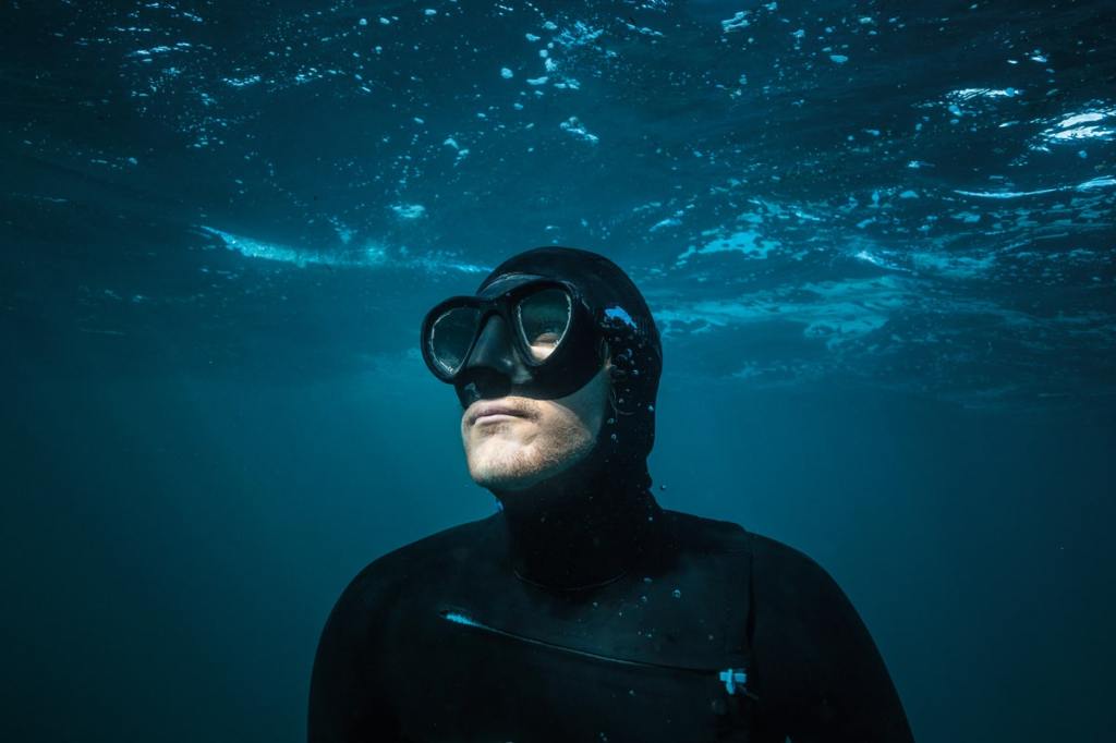 A subaquatic scene from Astronaut in the Ocean