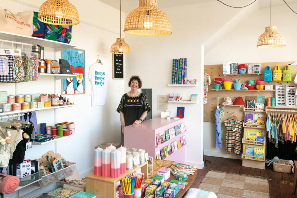 The shop’s collection is expertly curated by former fashion stylist and art director Katy