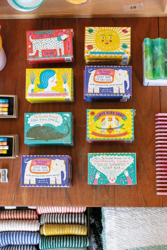 Cheerful soaps make a quirky and useful souvenir