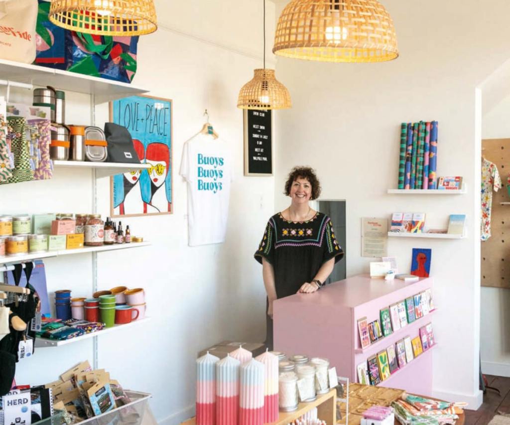 The shop’s collection is expertly curated by former fashion stylist and art director Katy
