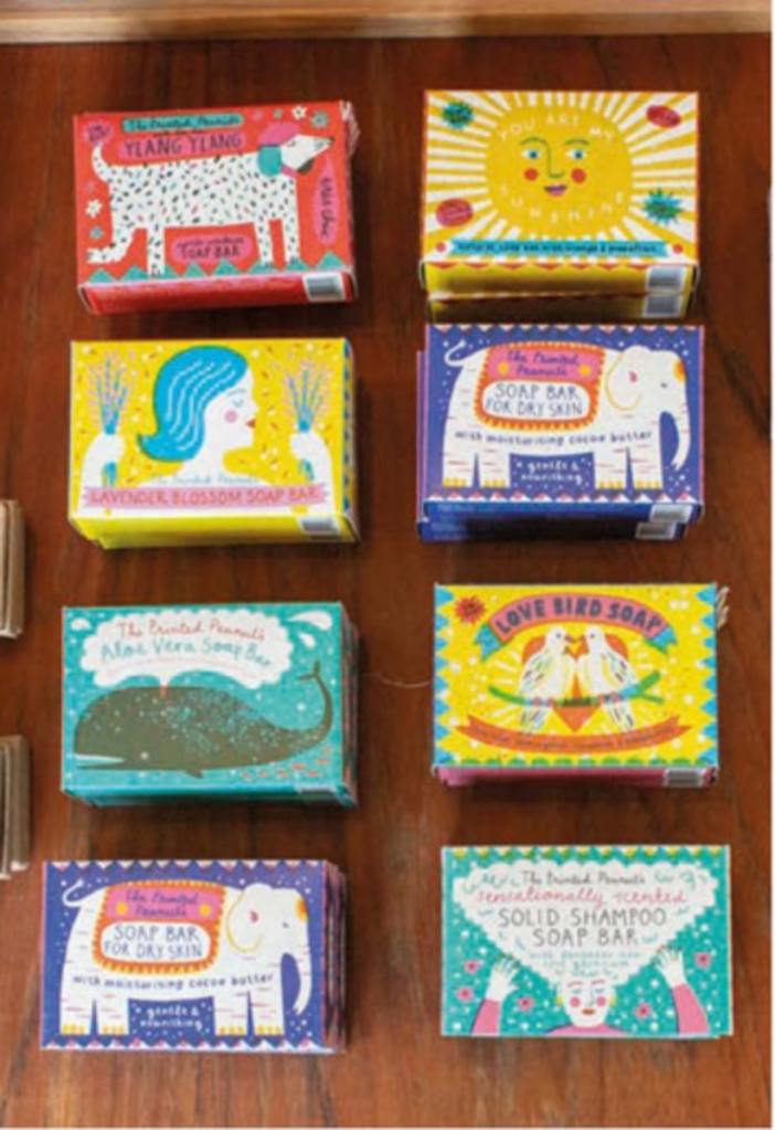 Cheerful soaps make a quirky and useful souvenir