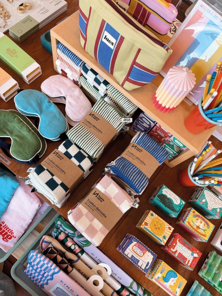 Sleep masks, dishcloths, soaps and totes – just a small selection of the delights to be discovered at Harbour & Tide