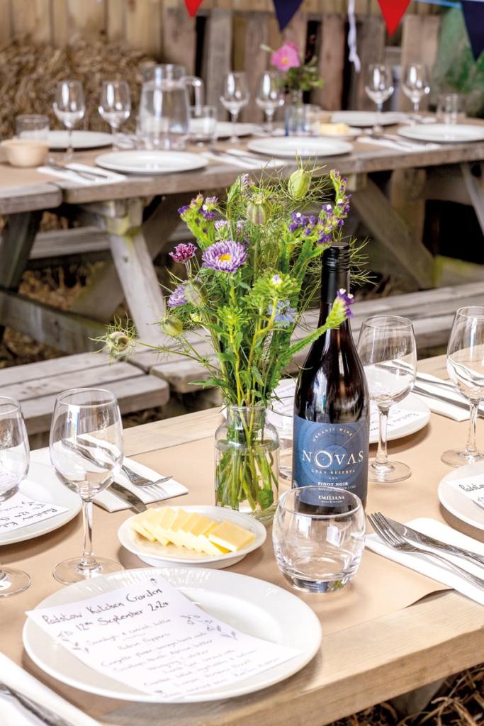 Place settings with menus. Photography Frankie Thomas