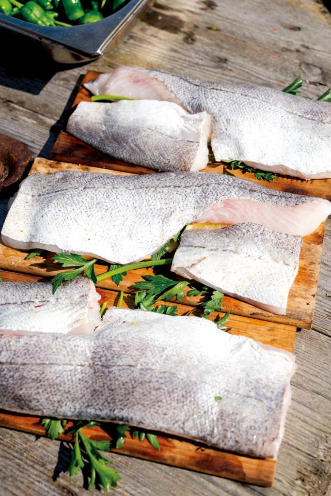 Ross sources the freshest seafood from fishermen on his doorstep. Photography Frankie Thomas