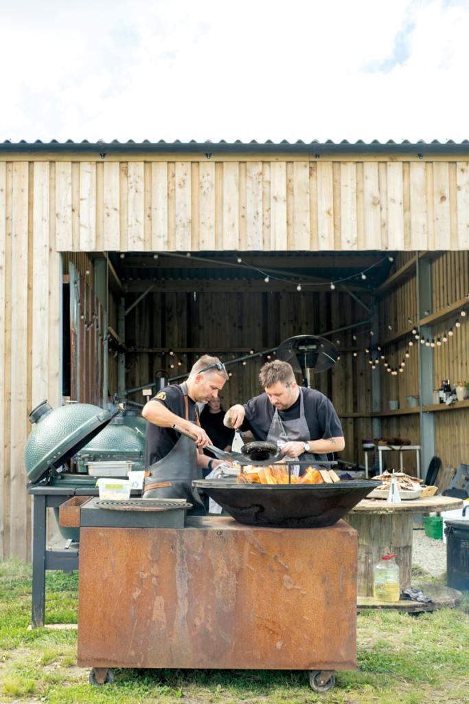 Outdoor cooking is a cornerstone on the farm. Photography Frankie Thomas