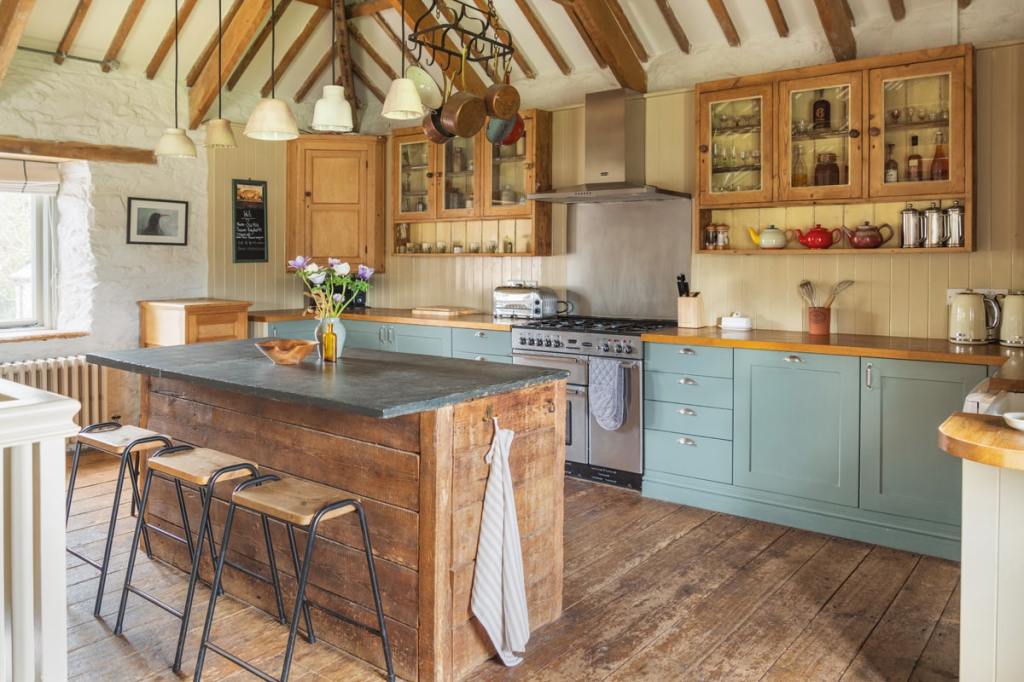 The farm’s kitchen, which hosts Passion for Pasta workshops. Steph Osmond Photography