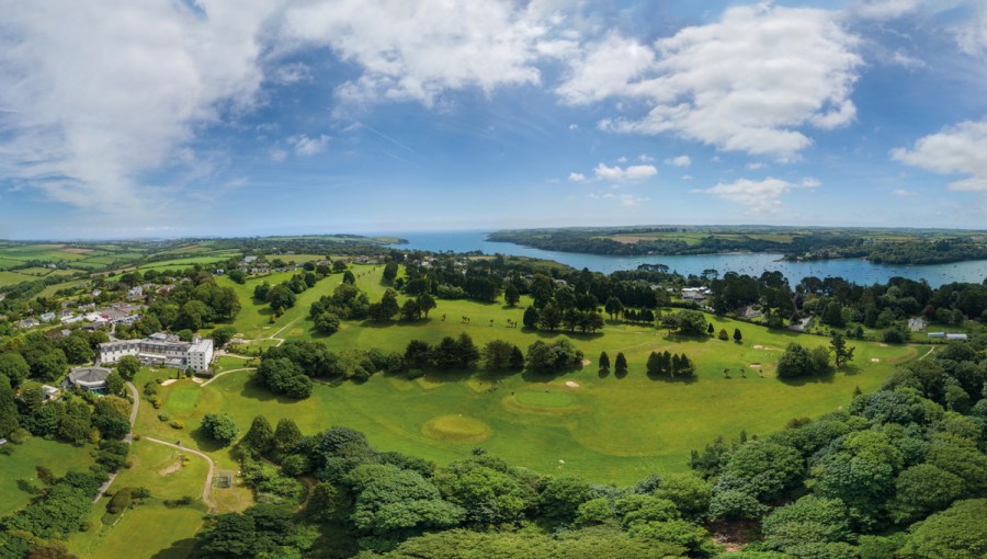 Budock Vean Aerial View