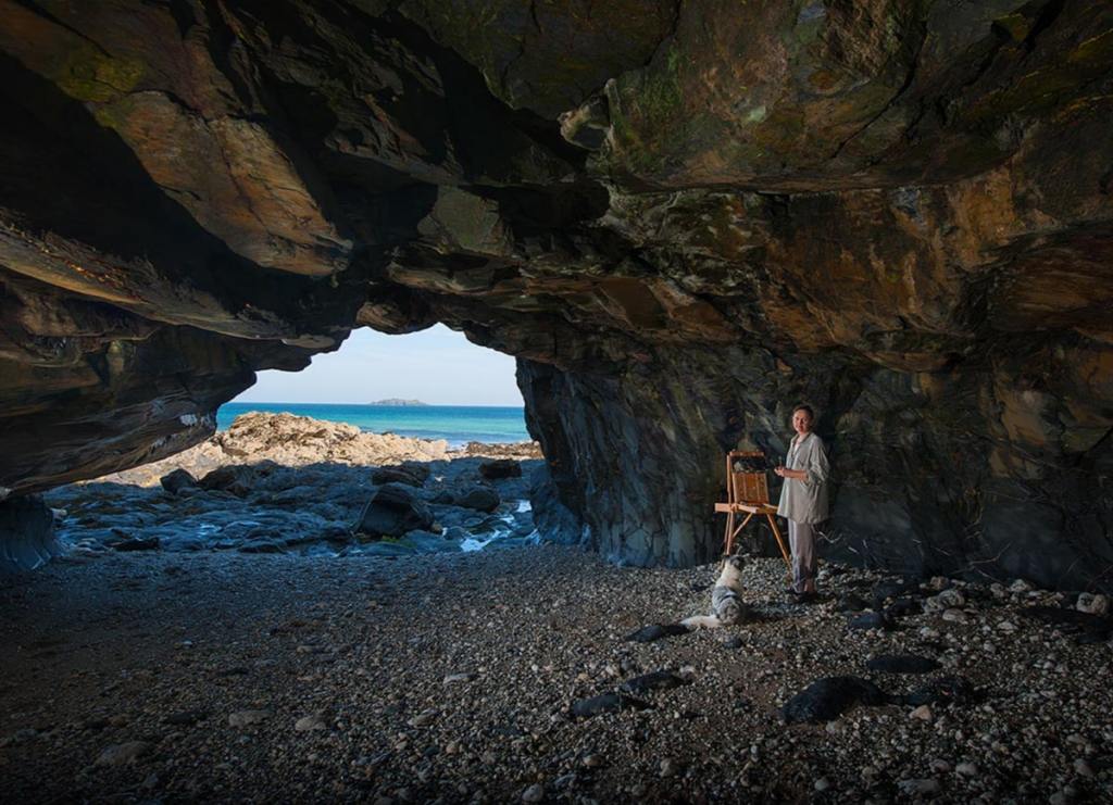 With her art, Sarah aims to take the viewer inside the cave with her . Photography Craig Easton