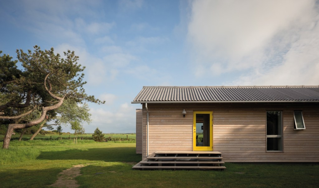 Exterior views of the property by day