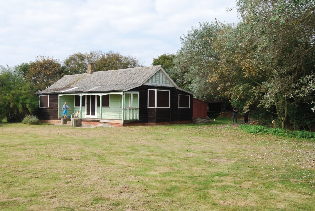 The original bungalow on the plot was beyond repair