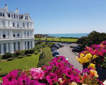 Blue skies in Eastbourne at The Grand Hotel