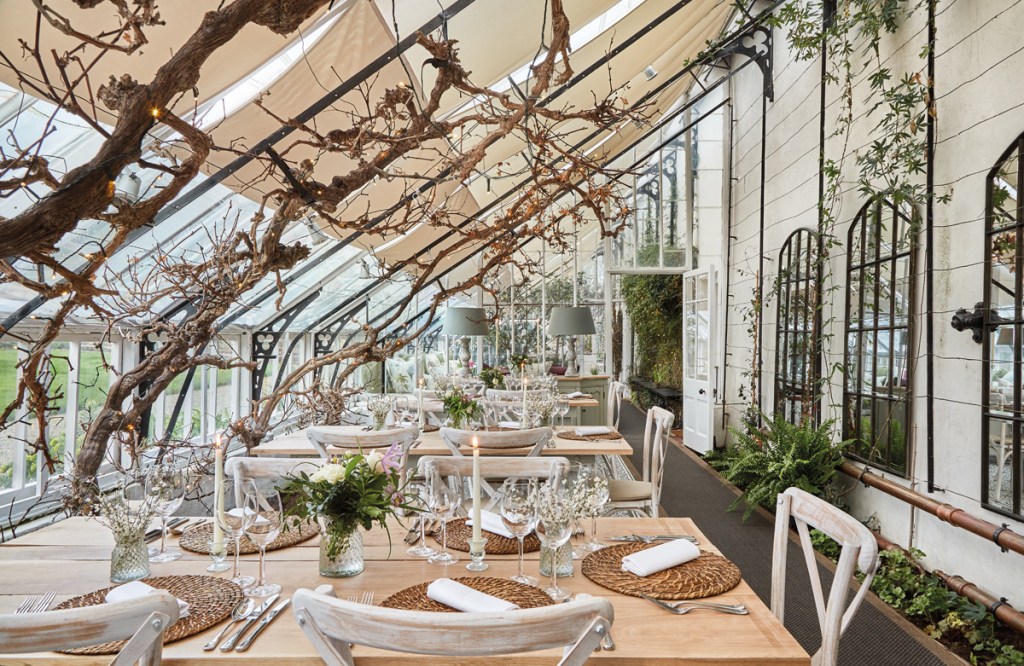 Guests can dine in the Vine Room at the Azalea 