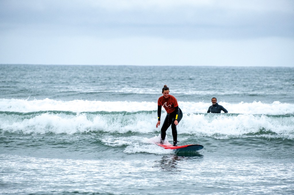 Surfing at Strandhill